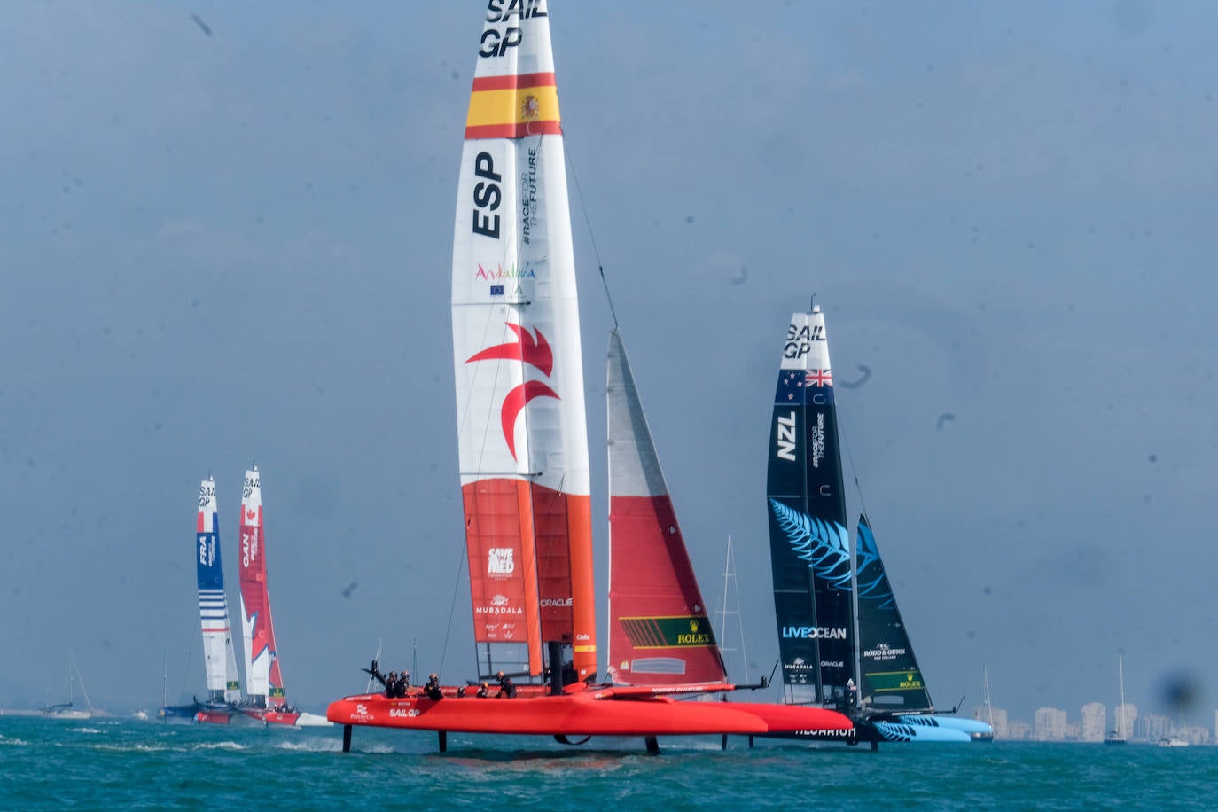 Fotos: Así ha sido la primera jornada de SailGP en Cádiz