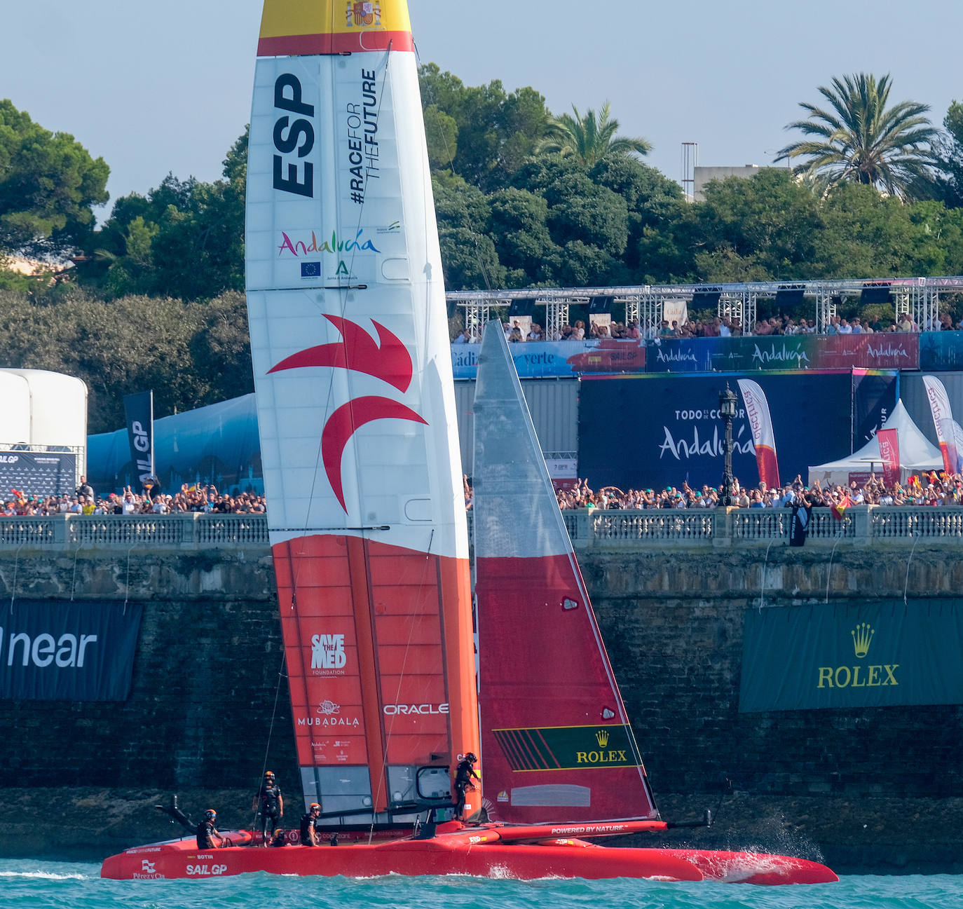 Fotos: Así ha sido la primera jornada de SailGP en Cádiz