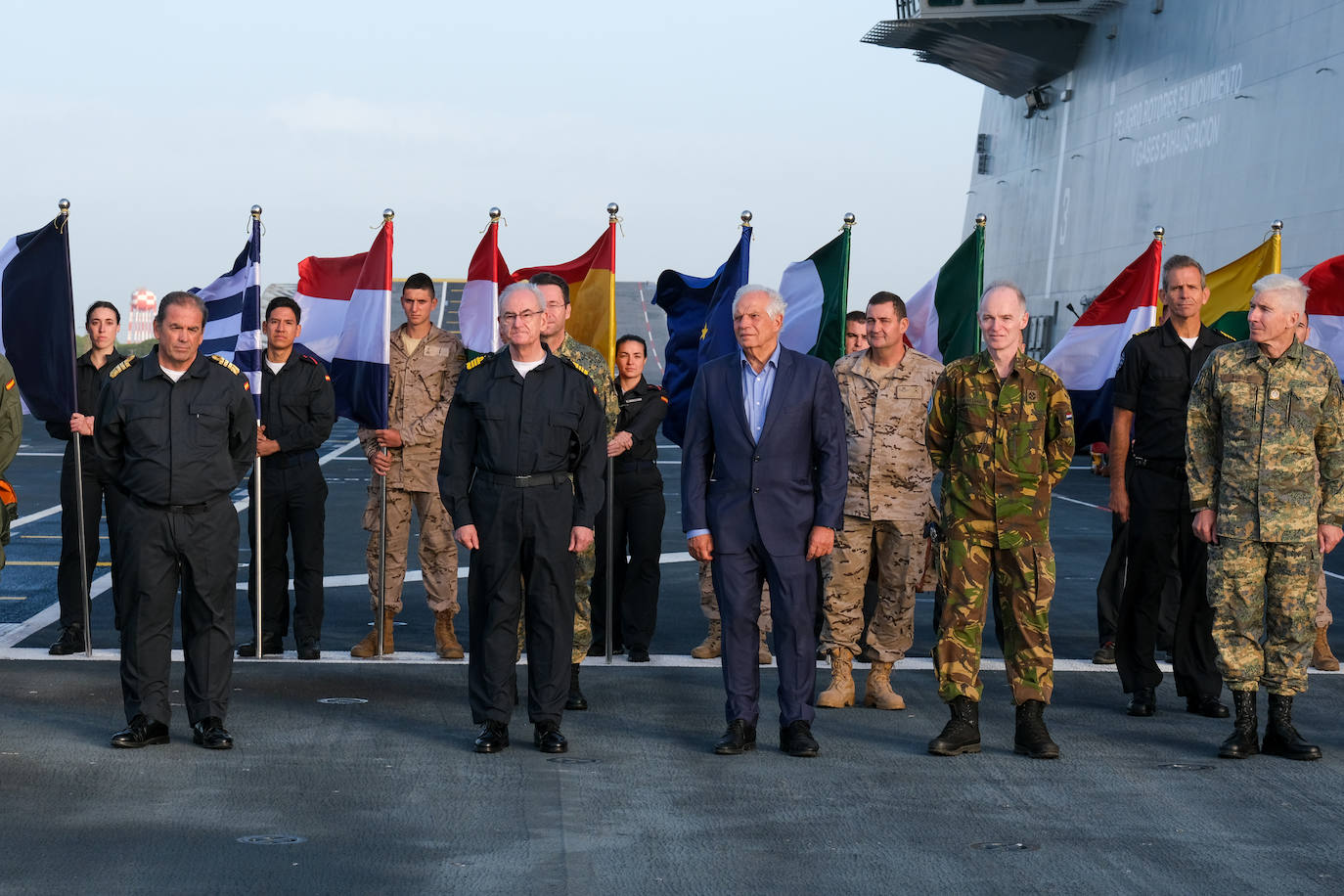 En imágenes: Josep Borrell visita el ejercicio &#039;Milex-23&#039; de la Unión Europea en Cádiz