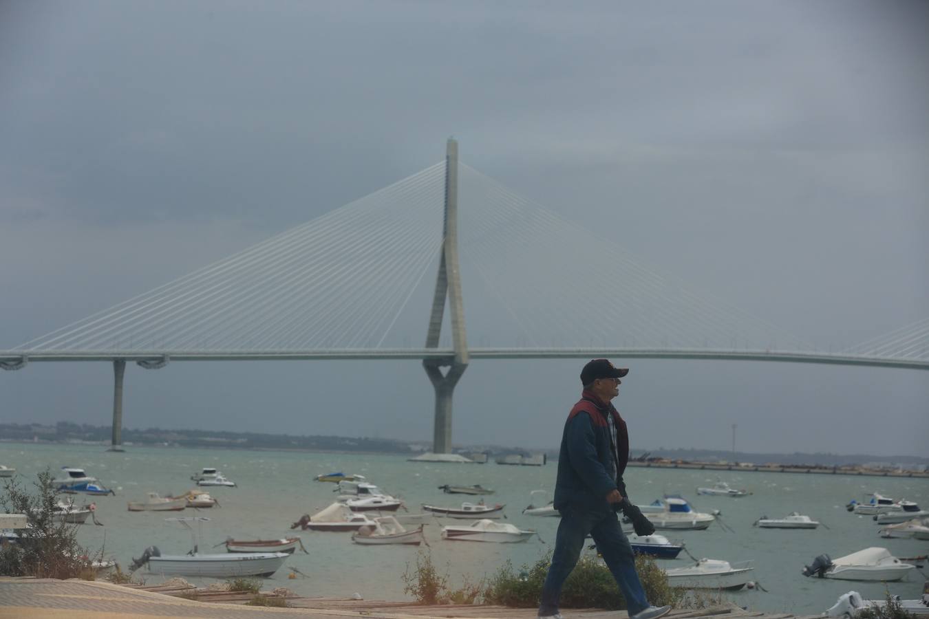 Fotos: Los efectos del paso de la borrasca Bernard en Cádiz