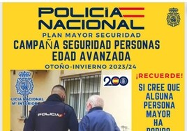 La Policía Nacional relanza en Jerez la campaña de seguridad para el colectivo de personas mayores