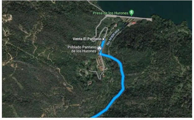 Ubicación del poblado Pantano de los Hurones