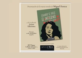 Miguel Fortea presenta su novela 'Cuando se hiele el infierno' en Cádiz