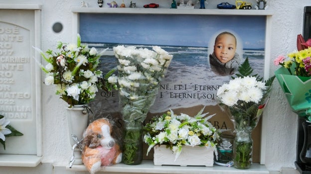 La tumba de Samuel, en el cementerio de Barbate.