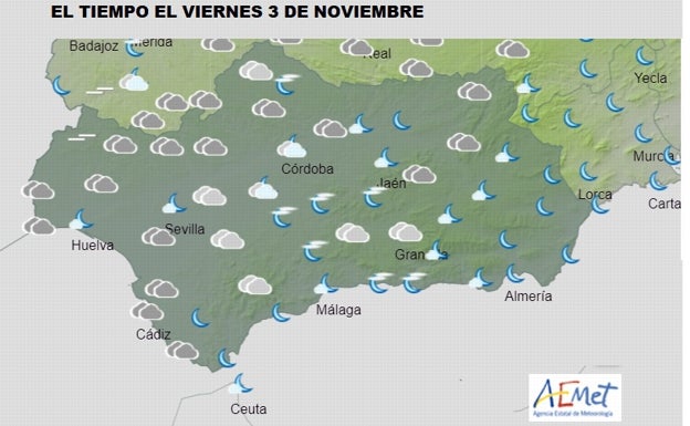 Pronóstico del tiempo en Cádiz y Andalucía