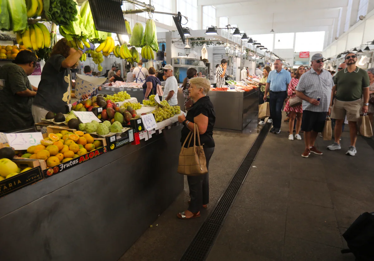 Mercado de abastos de Cádiz.