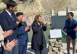 La presa de Guadalcacín estrena un nuevo canal de descarga del aliviadero y un actualizado sistema de alerta