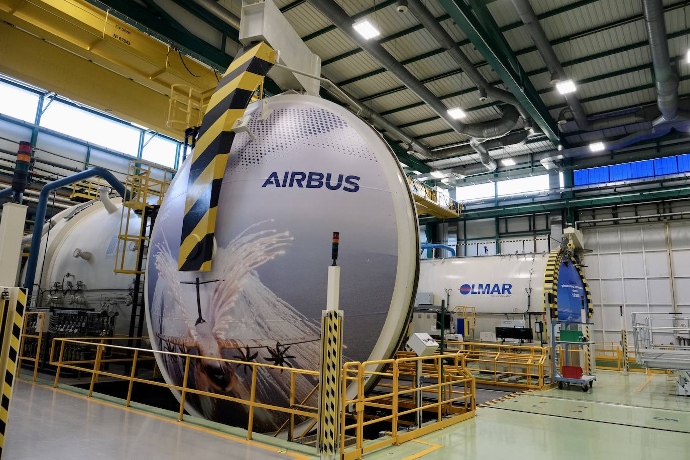 Visita a las obras de la planta de Airbus en El Puerto