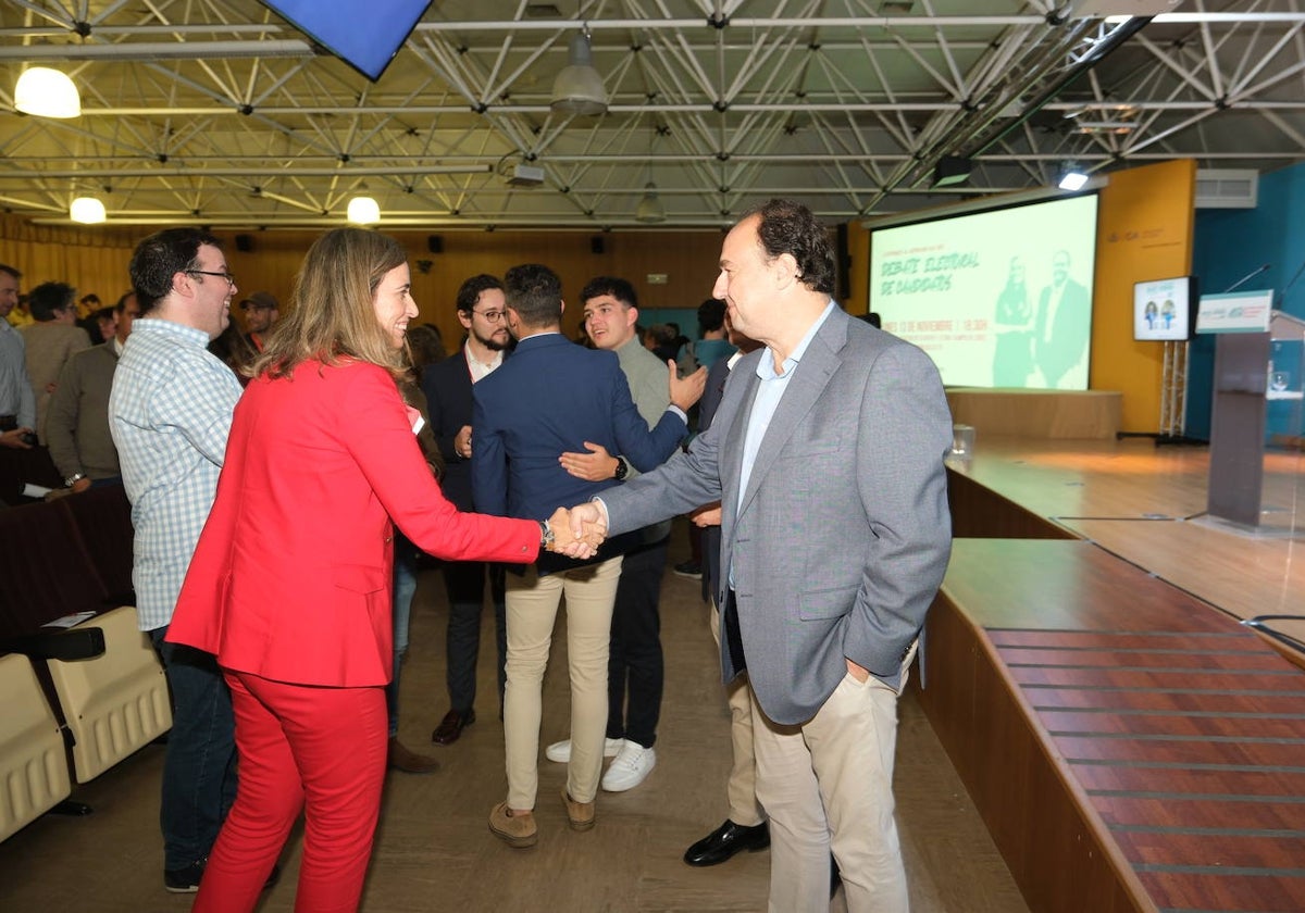 Fotos: cara a cara entre los candidatos a dirigir la Universidad de Cádiz