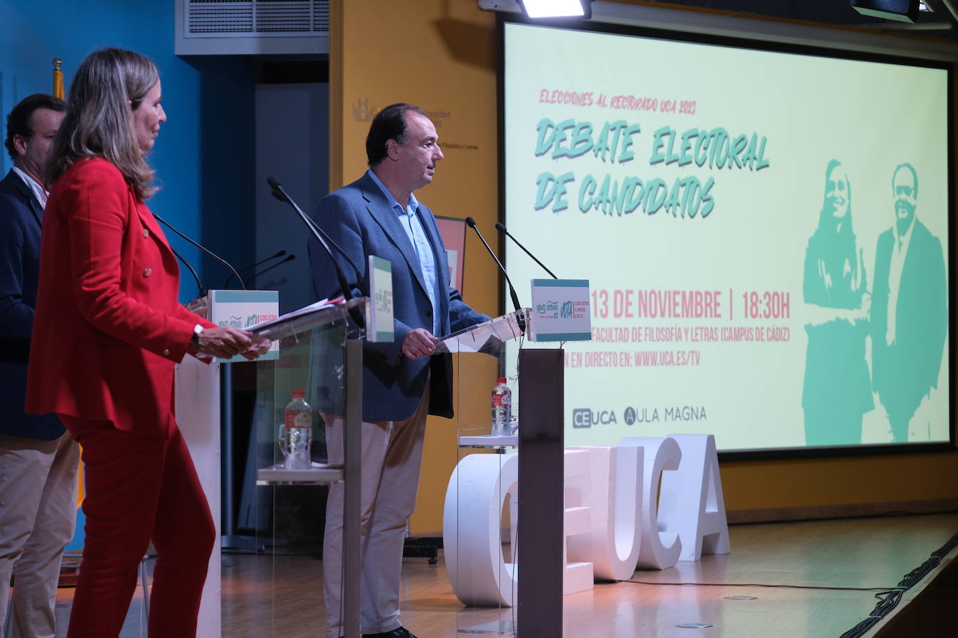 Fotos: cara a cara entre los candidatos a dirigir la Universidad de Cádiz