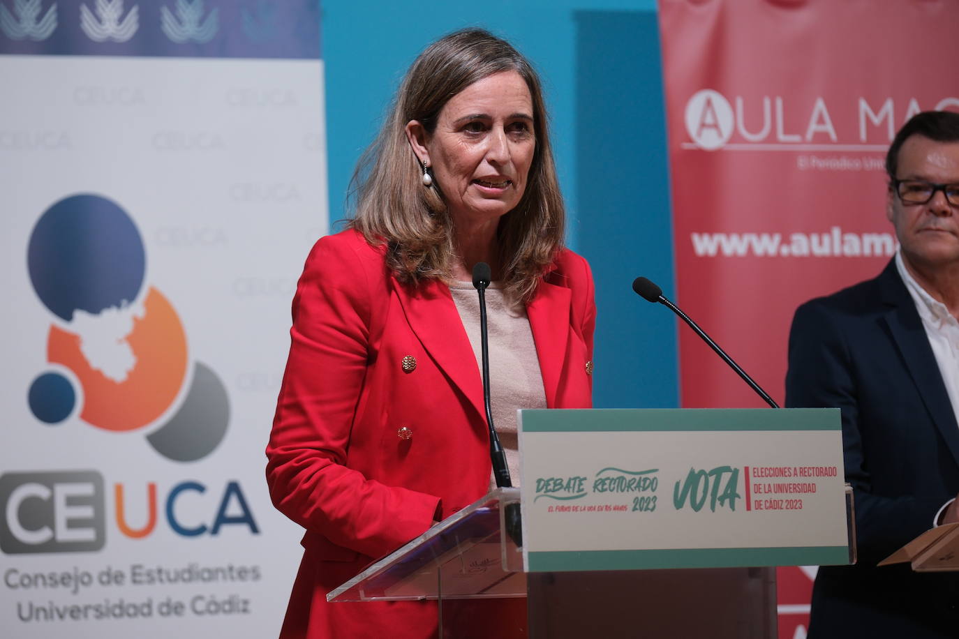 Fotos: cara a cara entre los candidatos a dirigir la Universidad de Cádiz