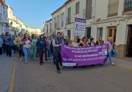 Una marcha contra la Violencia de Género protagoniza los actos del día 25N en Olvera