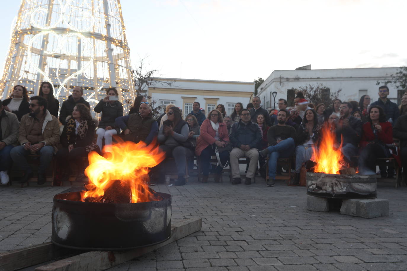 Fotos: Zambomba en la plaza Belén de Jerez