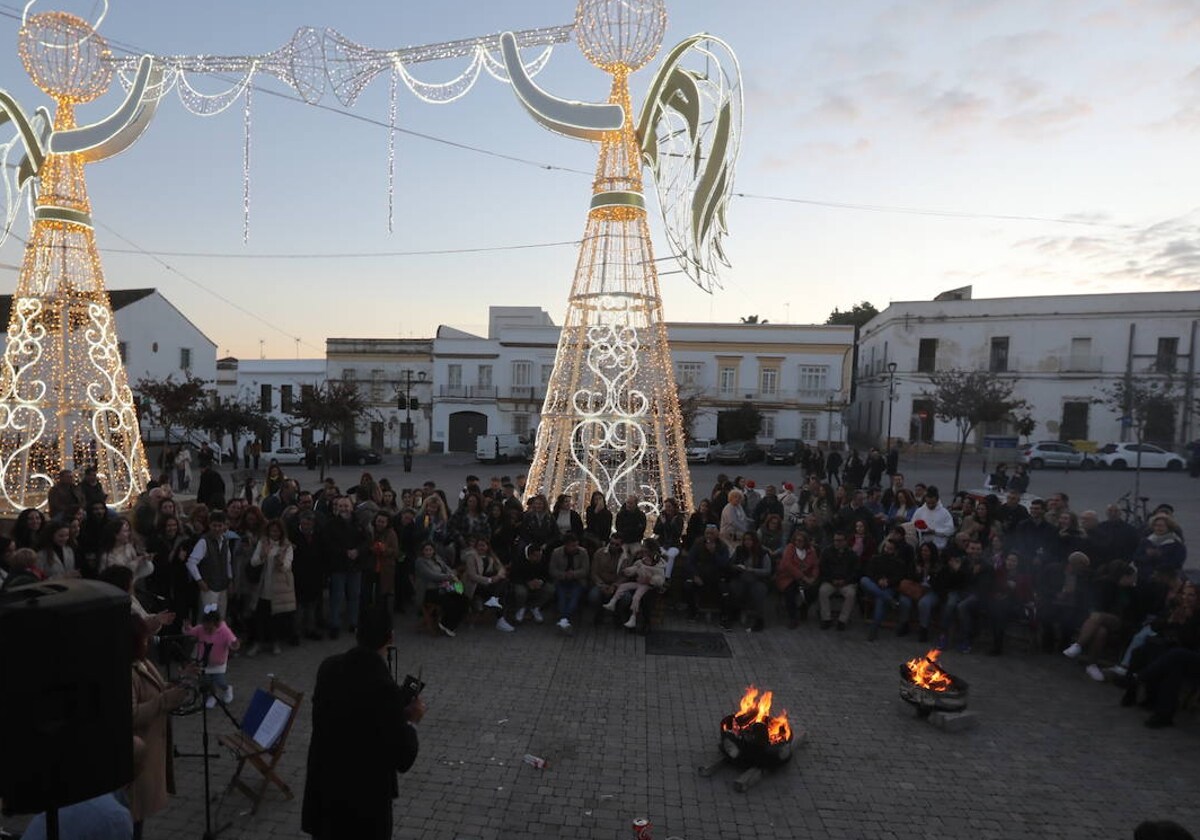 Fotos: Zambomba en la plaza Belén de Jerez