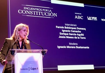 Almudena Martínez: «La amnistía es un atentado contra los valores constitucionales»