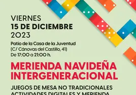 La Casa de la Juventud de Cádiz acoge  la primera merienda navideña intergeneracional