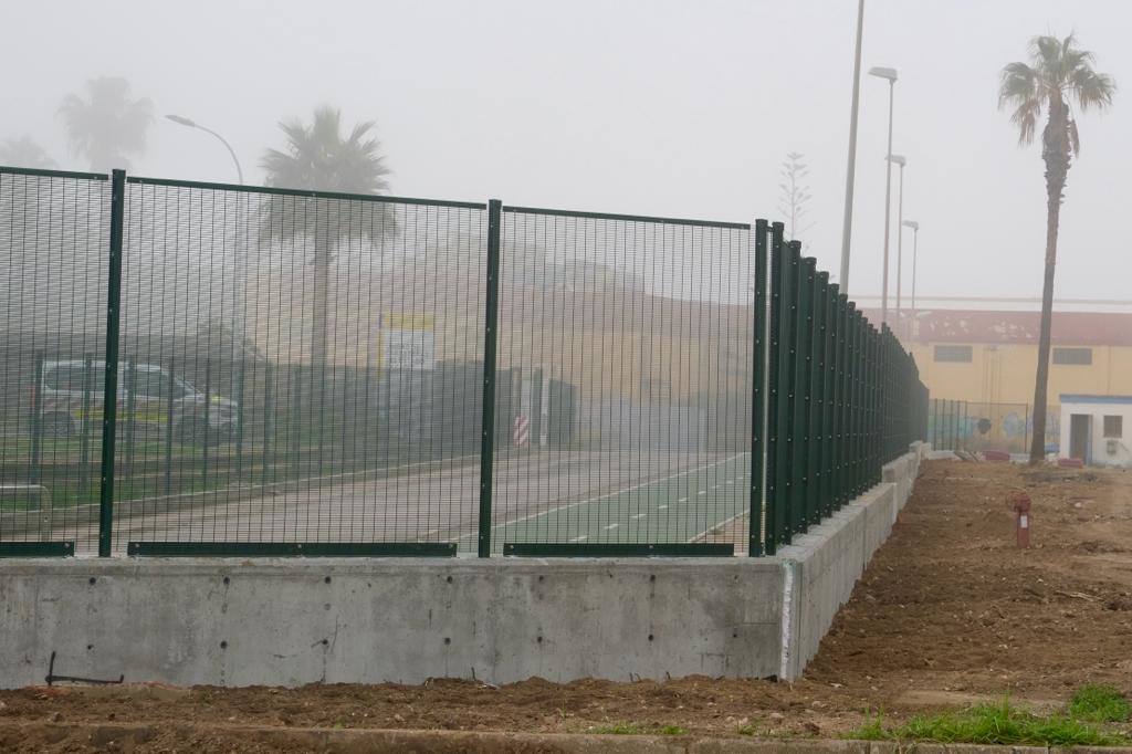 Así queda el nuevo vallado de Altadis