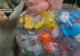 Operación de la Guardia Civil contra el comercio de juguetes ilegales