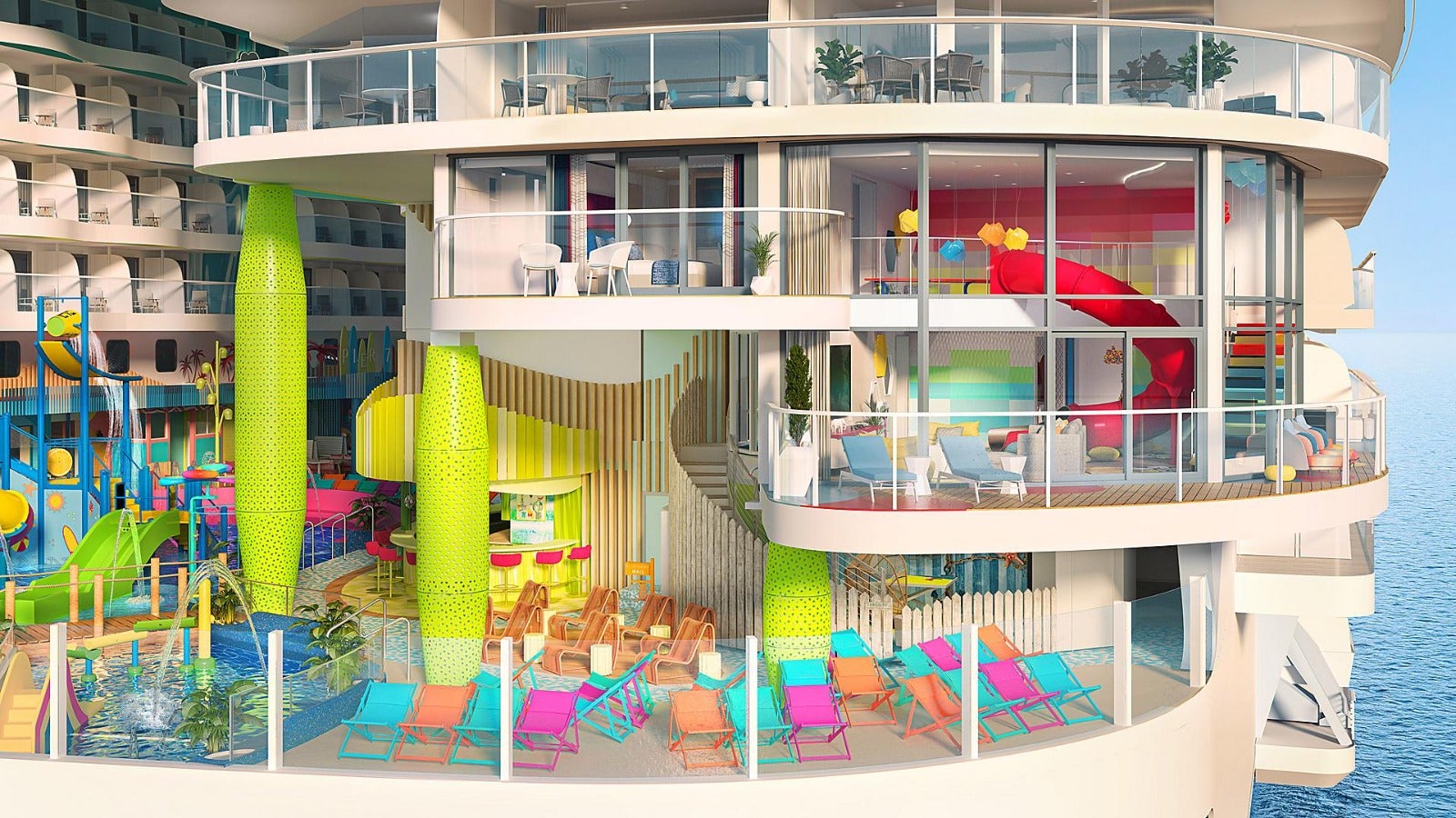 Fotos: Así es el &#039;Icon of the seas&#039;, el lujoso barco que está haciendo una escala técnica en Cádiz