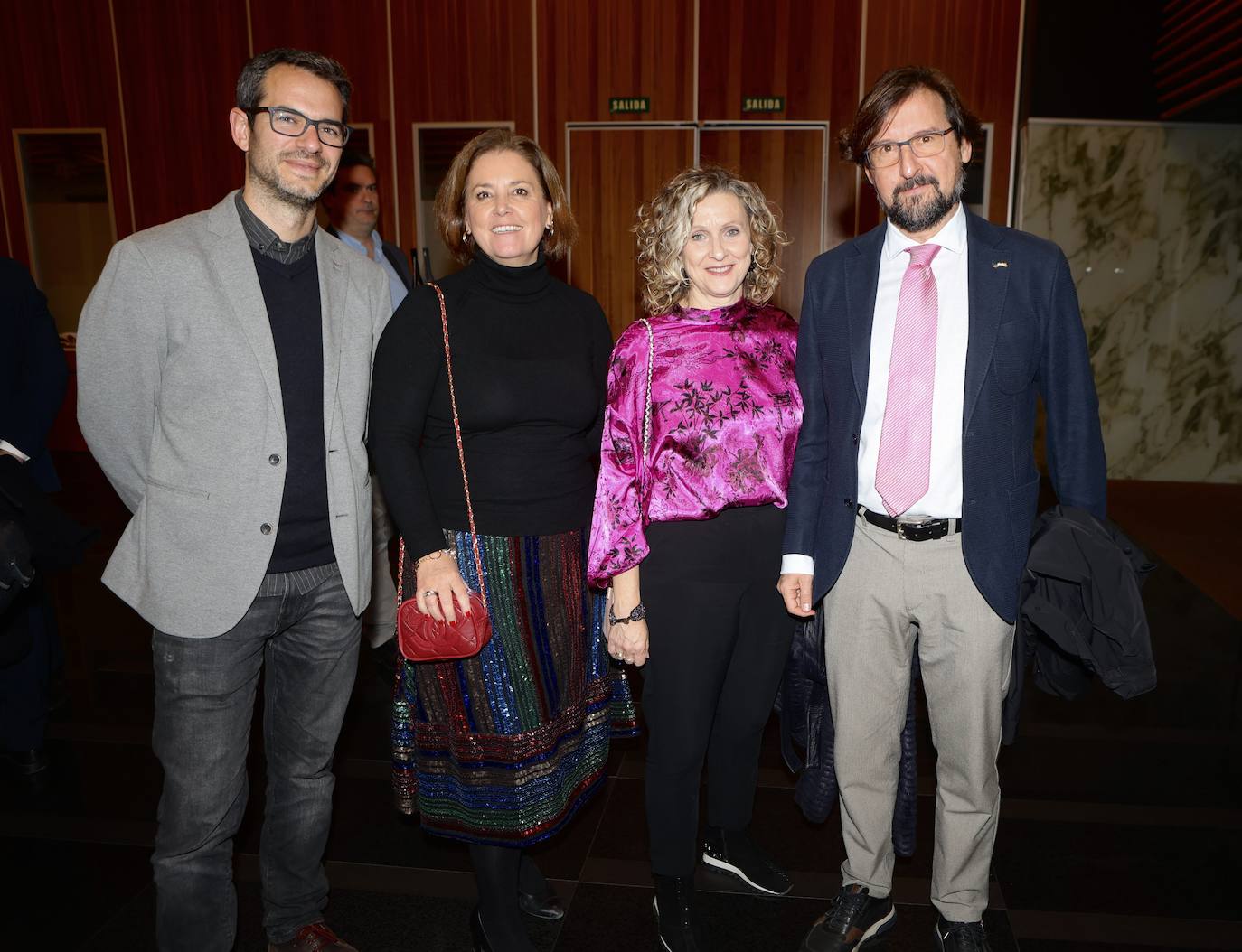 Javier Alonso, Paula Vilches, Leonor Sicre y Manolo Navarro.