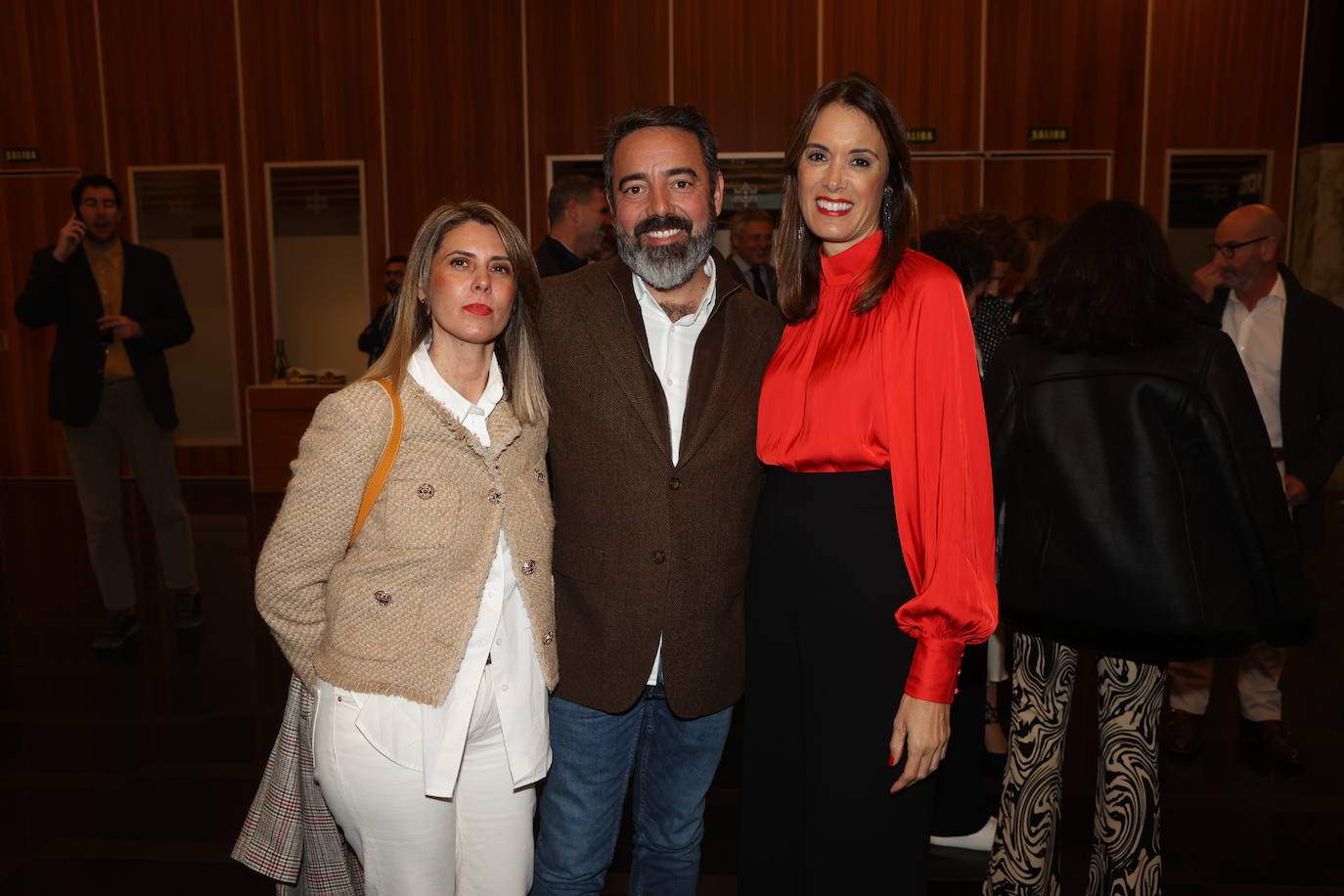 Mª Teresa Gómez, Enrique Pérez y Zoila Borrego.