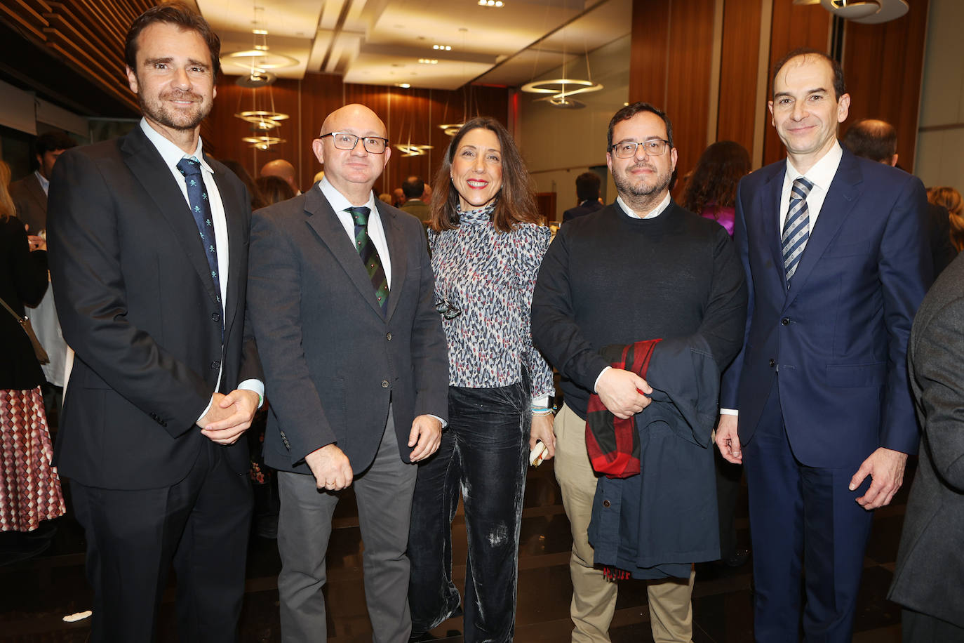 José María Aguilera, J. Ignacio González, Inma Valle, Enrique Iglesias y Pedro Rodríguez.