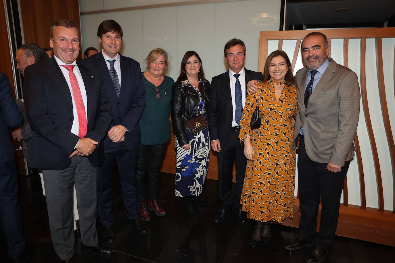 Rafael Fernández, Agustín Merello, Carmen Izquierdo, Virginia Roquette, Eduardo González, Mª Ángeles Rodríguez y Manuel Cotorruelo.