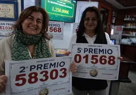 Valdelagrana y Zahara de los Atunes, agraciadas con el segundo premio de la Lotería de Navidad 2023