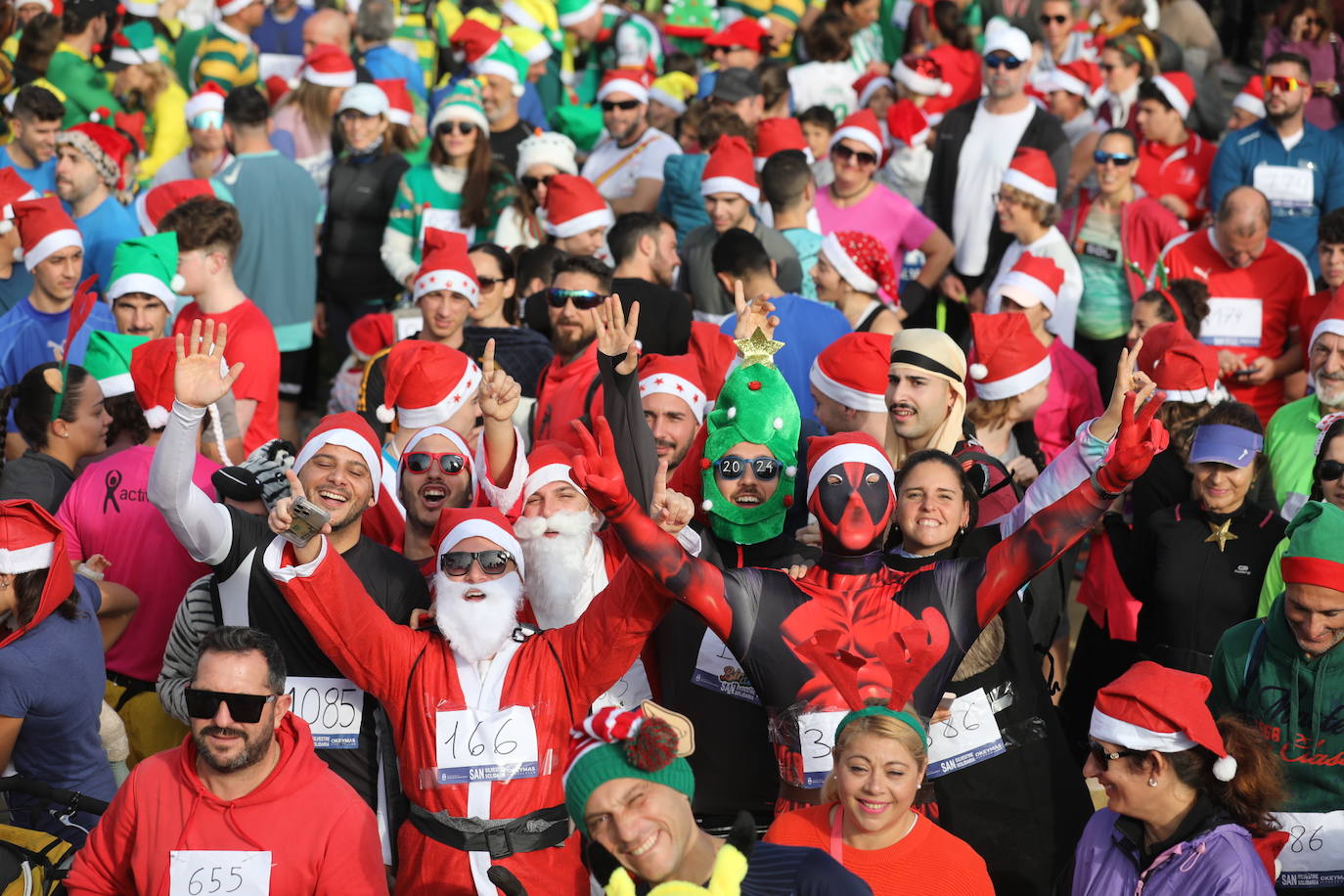 Las mejores imágenes de la San Silvestre en El Puerto