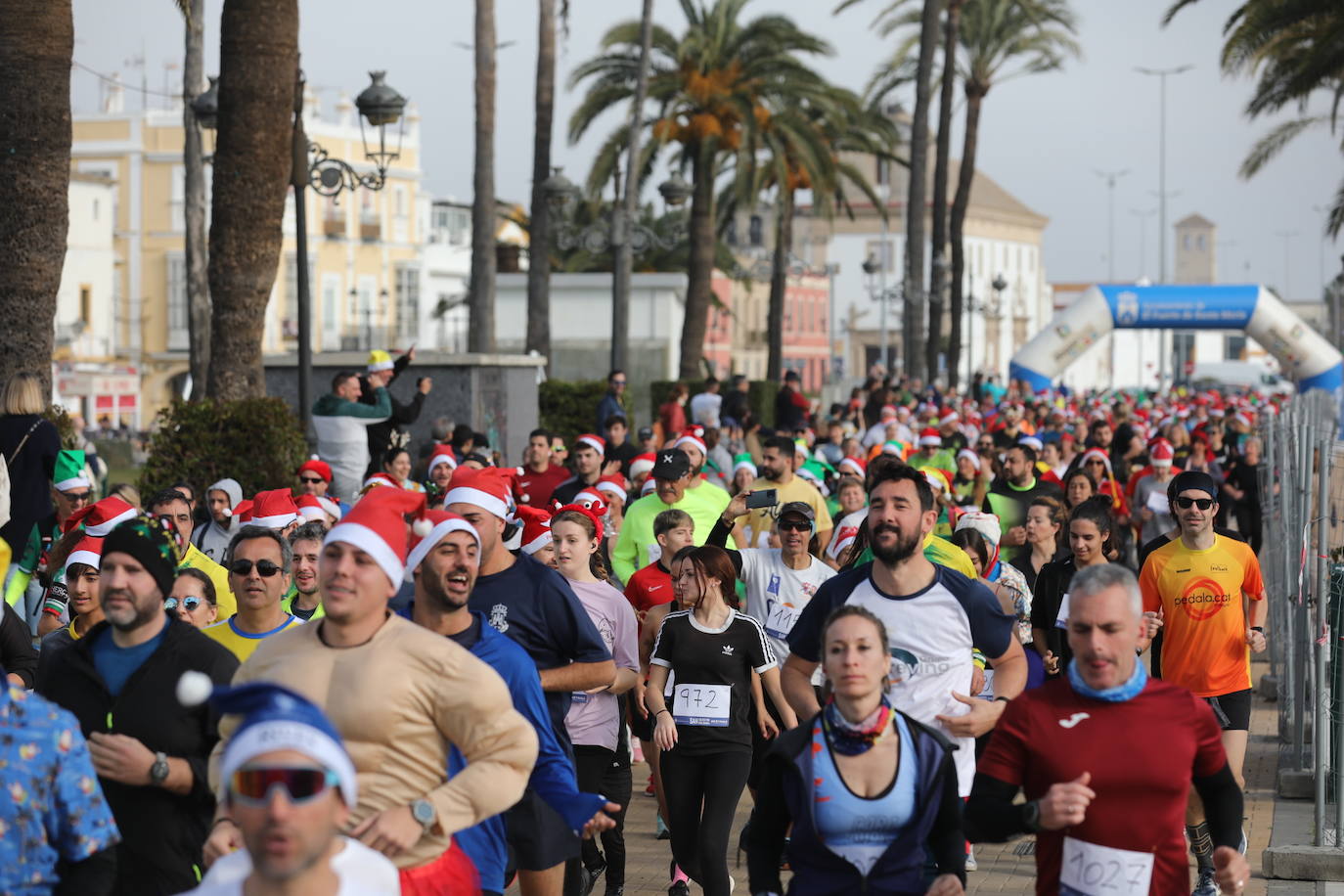 Las mejores imágenes de la San Silvestre en El Puerto