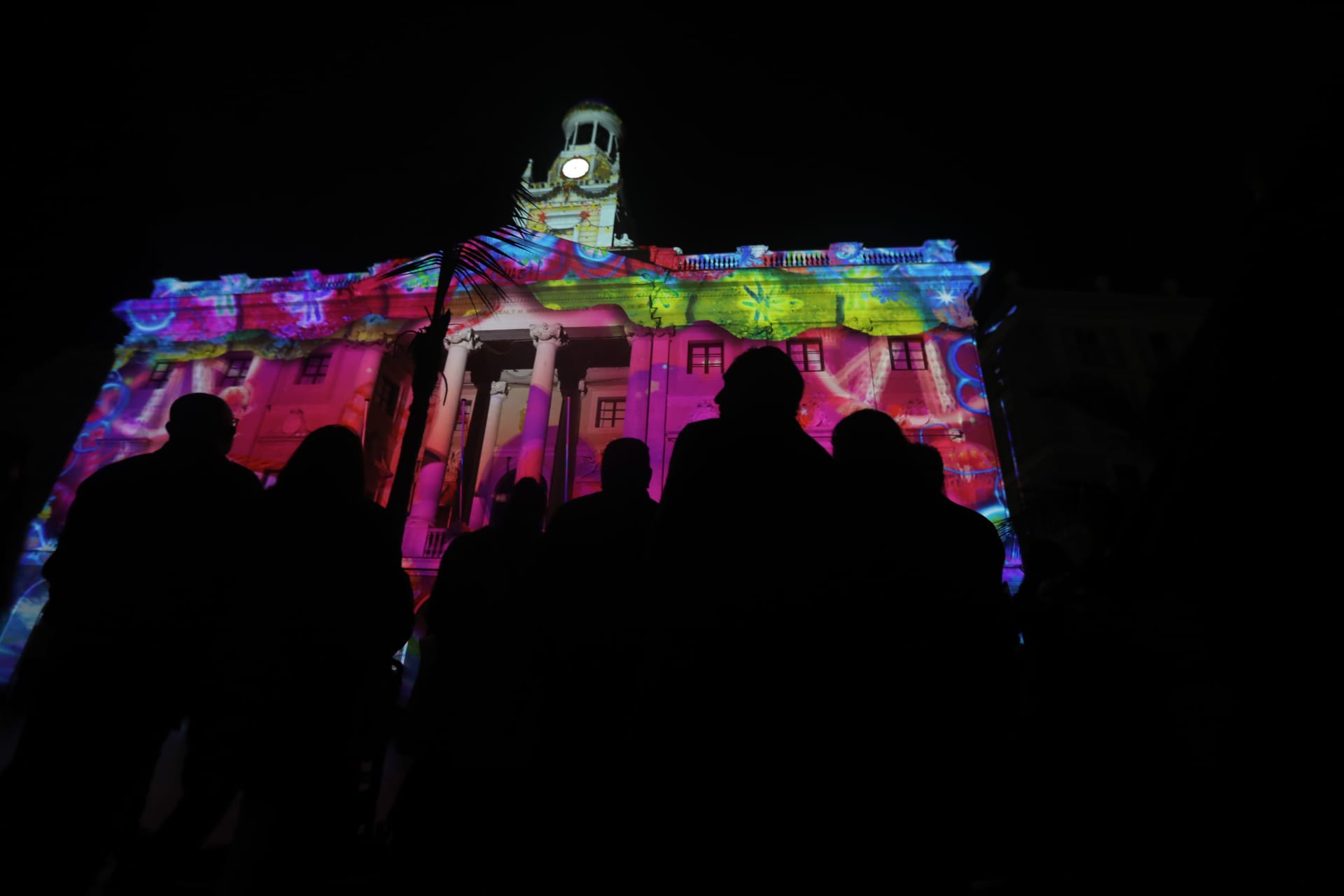 Así fue el espectacular videomapping en San Juan de Dios