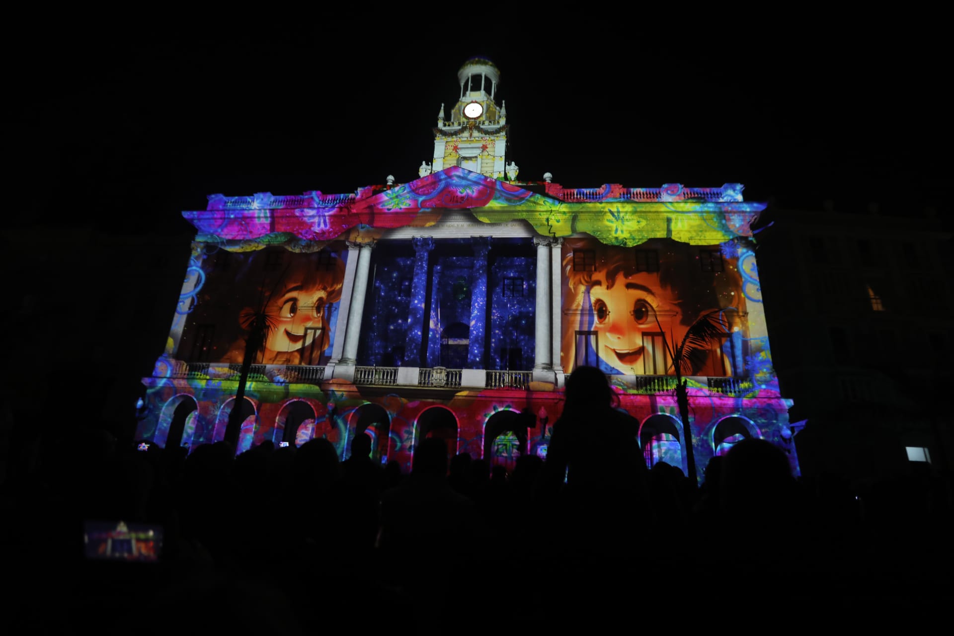 Así fue el espectacular videomapping en San Juan de Dios