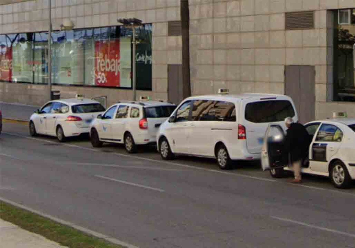 Taxis en la capital gaditana