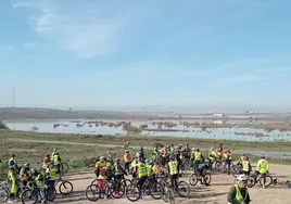 Ruta en bici  'Laguna Pozo Lozano, Viñedos y Mosto' en El Puerto