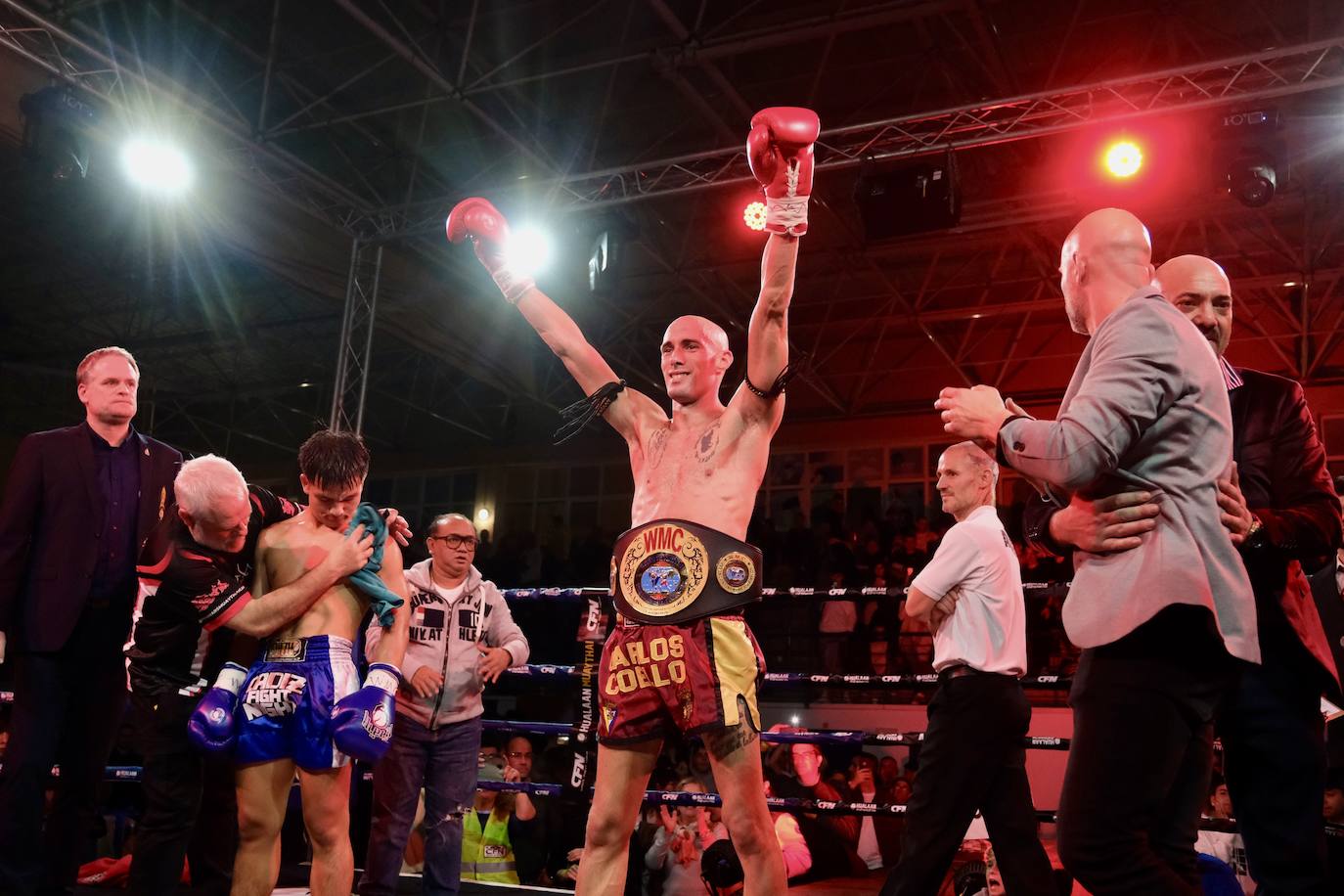 Fotos: Carlos Coello se convierte en tetracampeón mundial al vencer al tailandés Jatuphon Raksapa