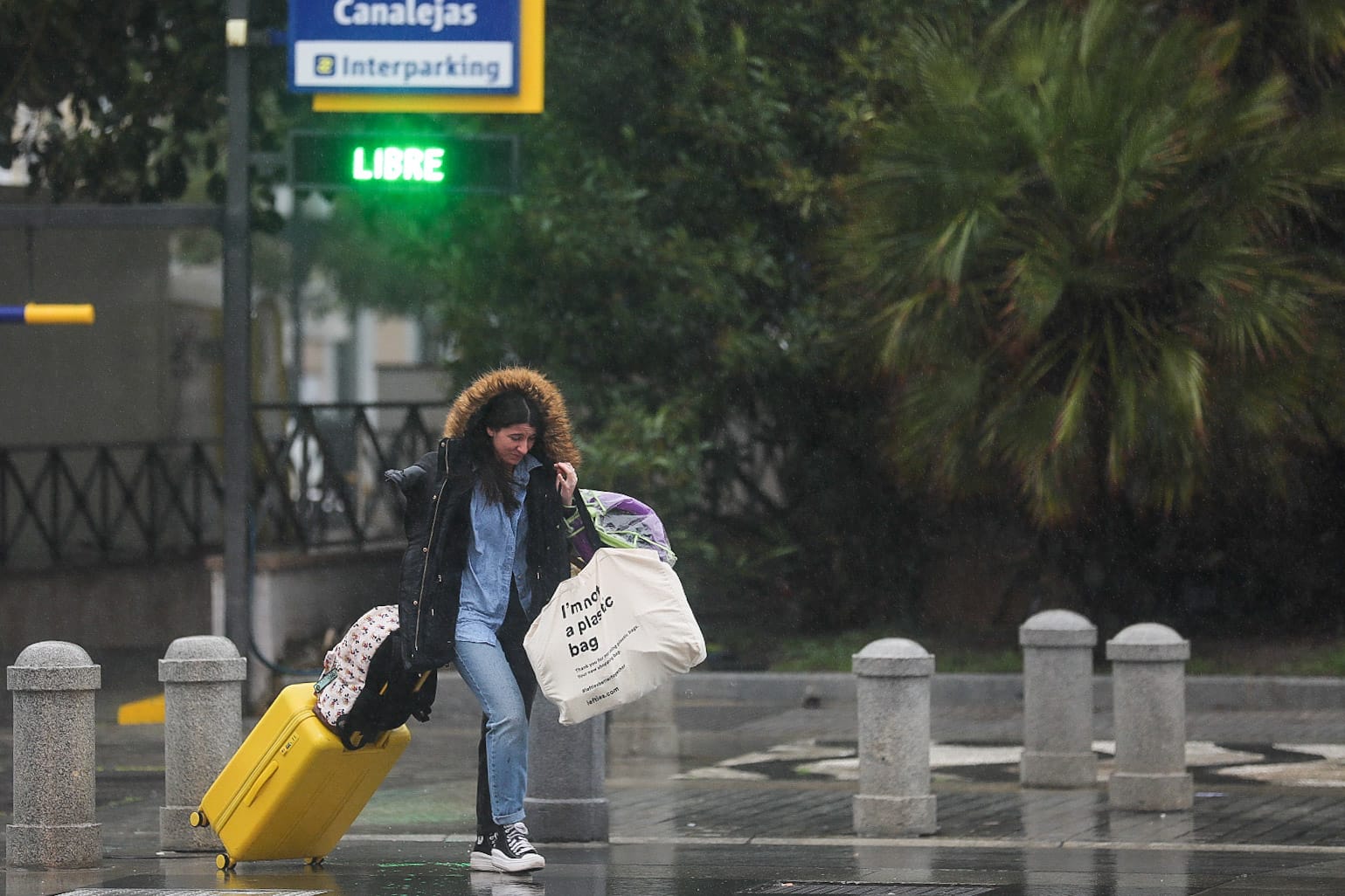 Fotos: La borrasca Karlotta azota con fuerza a Cádiz