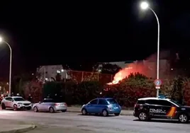 Se produce un pequeño incendio en el Instituto Almunia de Jerez de la Frontera