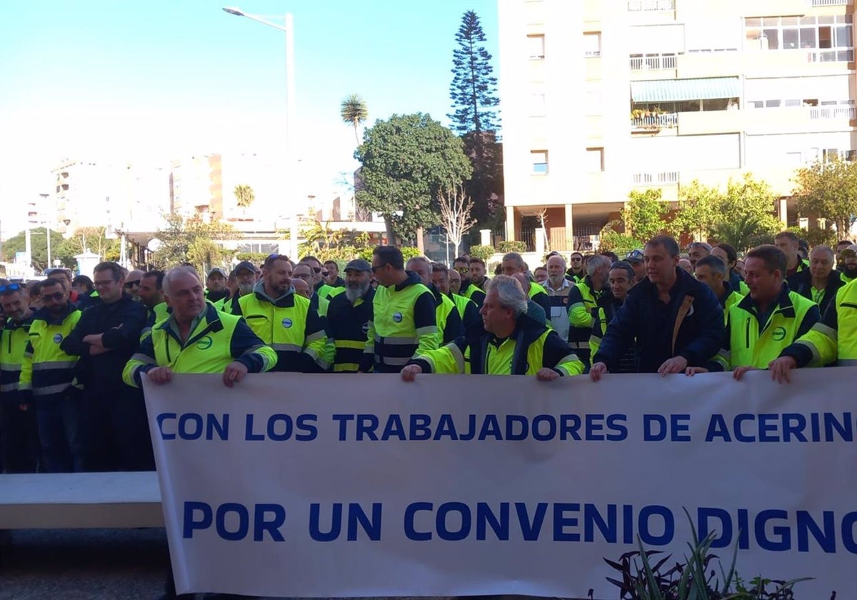 La investigación a cuatro trabajadores de Acerinox por los cortes de la A-7 seguirá abierta