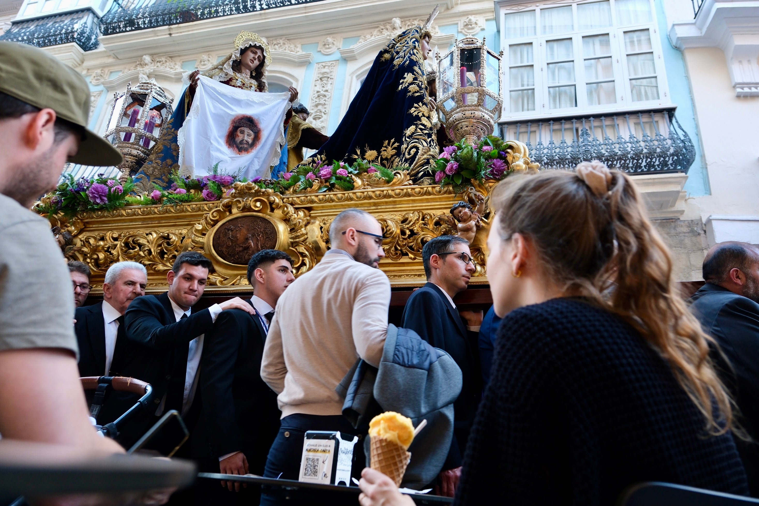 Las imágenes del Vía Crucis