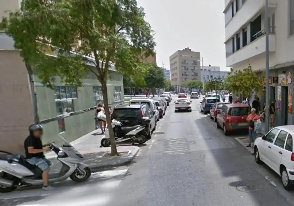 Imagen de un tramo de la avenida Portugal de Cádiz