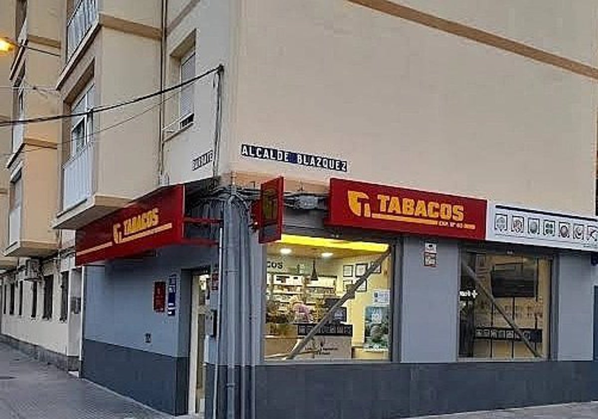 Administración de loterías en  el número 9 de la calle Barbate