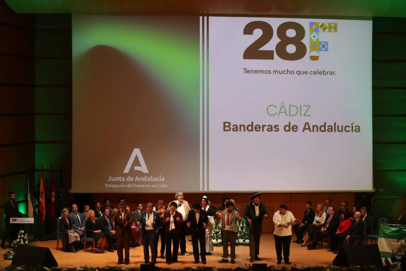 Fotos: Así ha sido la entrega de las Banderas de Andalucía 2024 en Cádiz