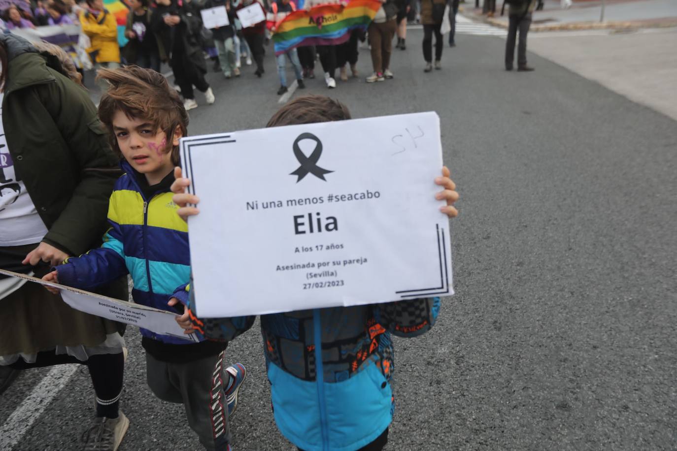 Fotos: Así ha sido la jornada feminista en Cádiz