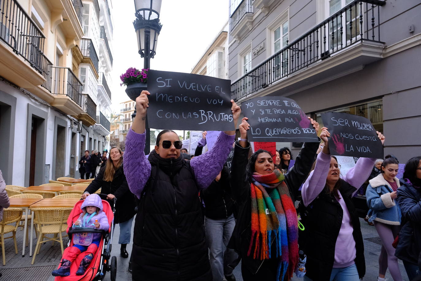 Fotos II: Manifestación 8-M en Cádiz