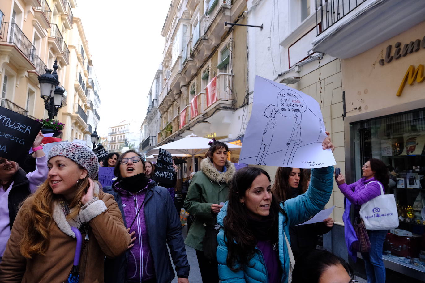 Fotos II: Manifestación 8-M en Cádiz