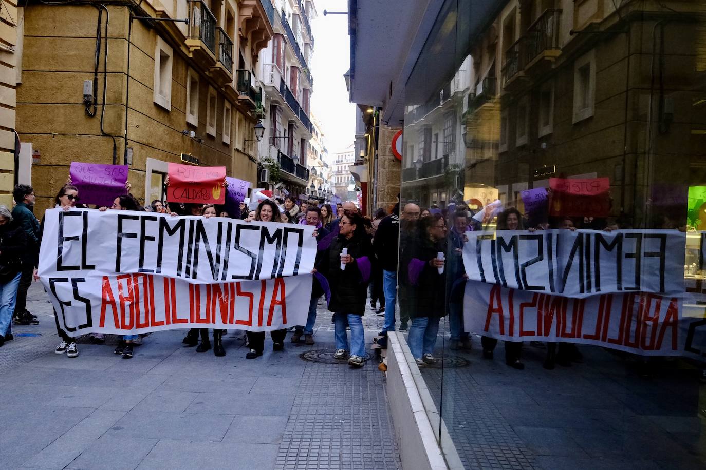 Fotos II: Manifestación 8-M en Cádiz