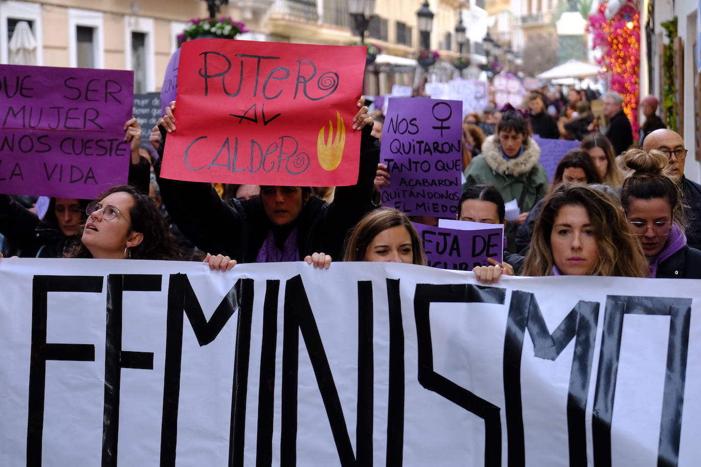 Fotos II: Manifestación 8-M en Cádiz