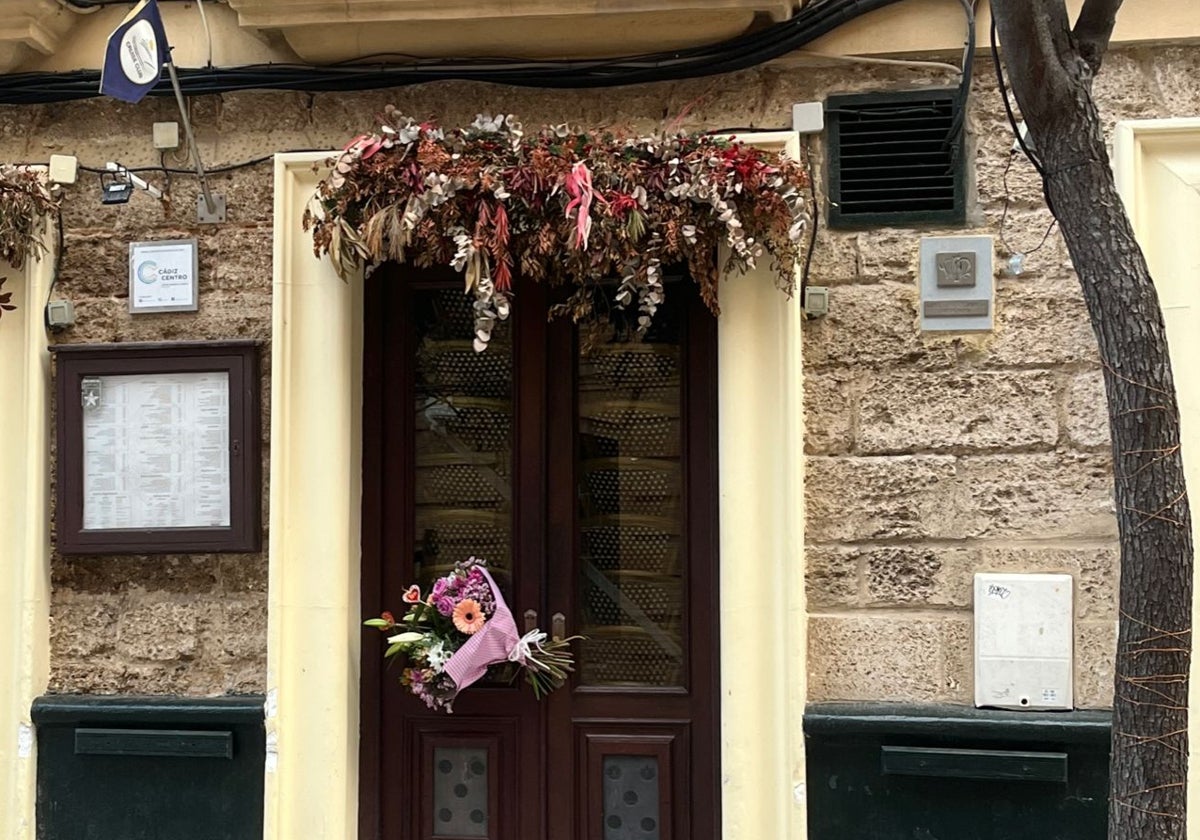 Ramo de flores en El Aljibe, uno de sus restaurantes