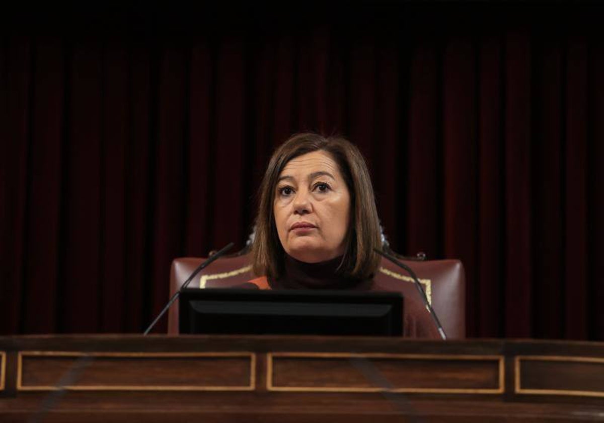 Francina Armengol, presidenta de la mesa del Congreso.