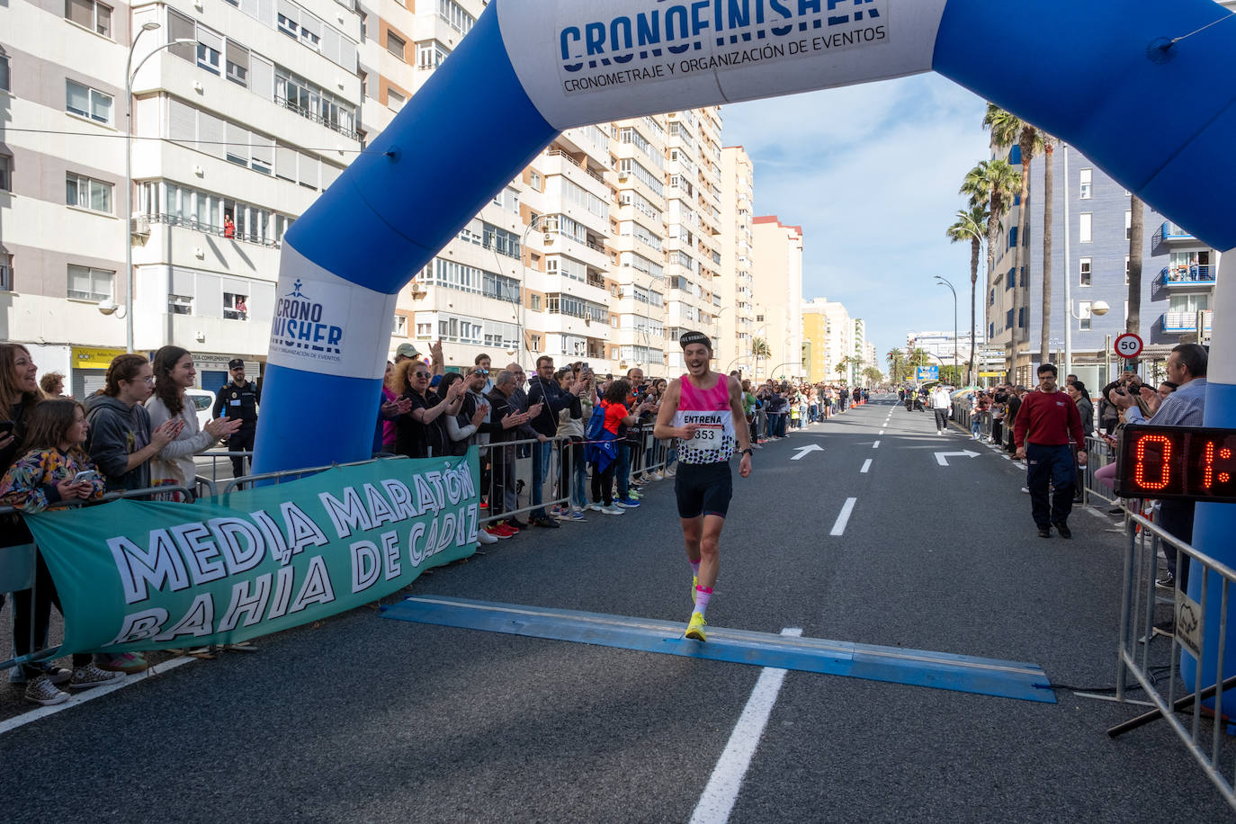 Las imágenes de la Media Maratón Bahía de Cádiz 2024